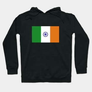 Ireland / India Flag Mashup Hoodie